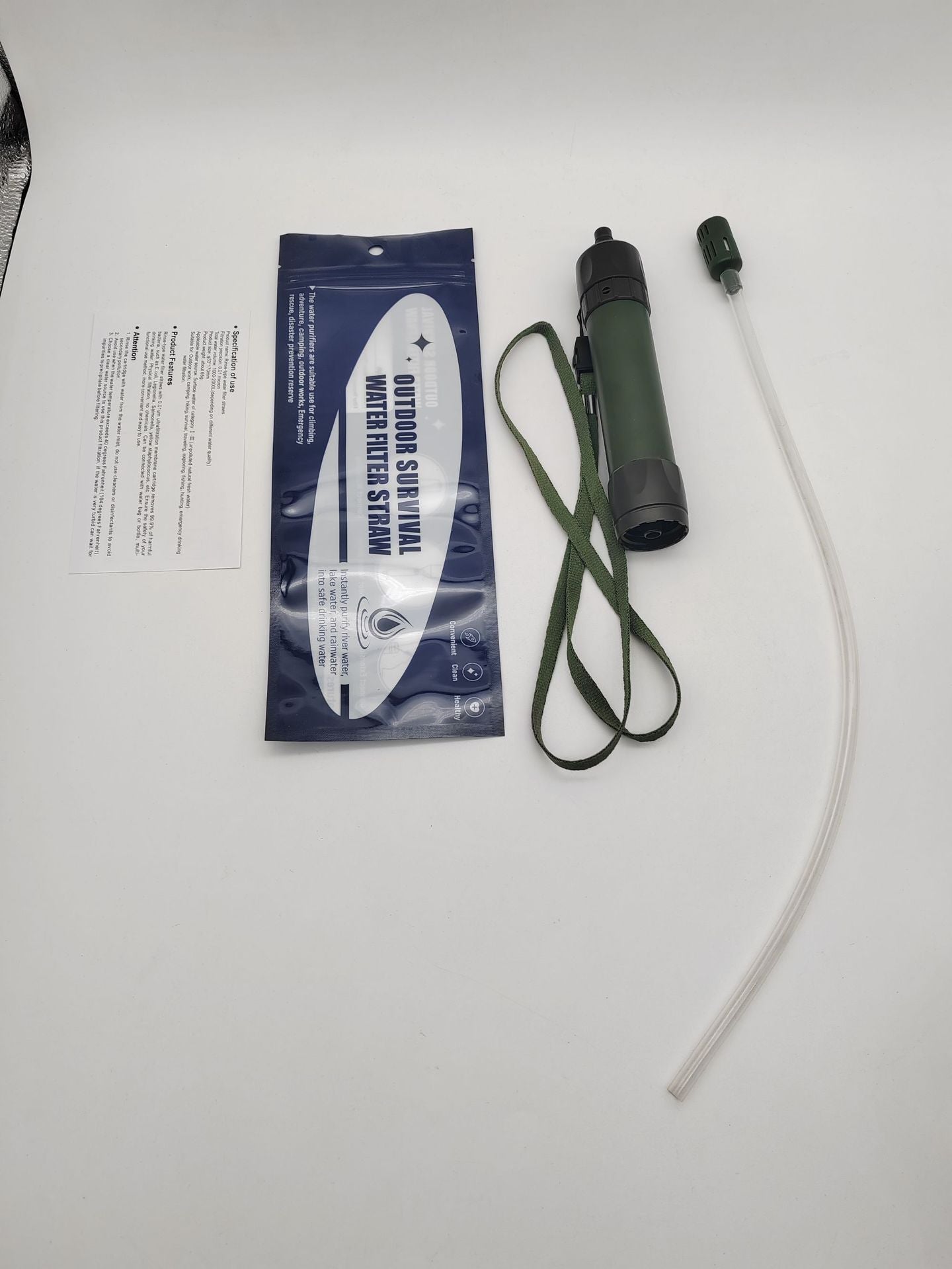 Water Filter Straw for Outdoor Drinking