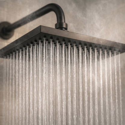 HydraCircle: Rain Shower Head | High-Pressure Wide Rainfall Stream Showerhead