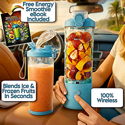 Portable Smoothie Blender Cup | Best Personal Rechargeable USB Juicer Bottle